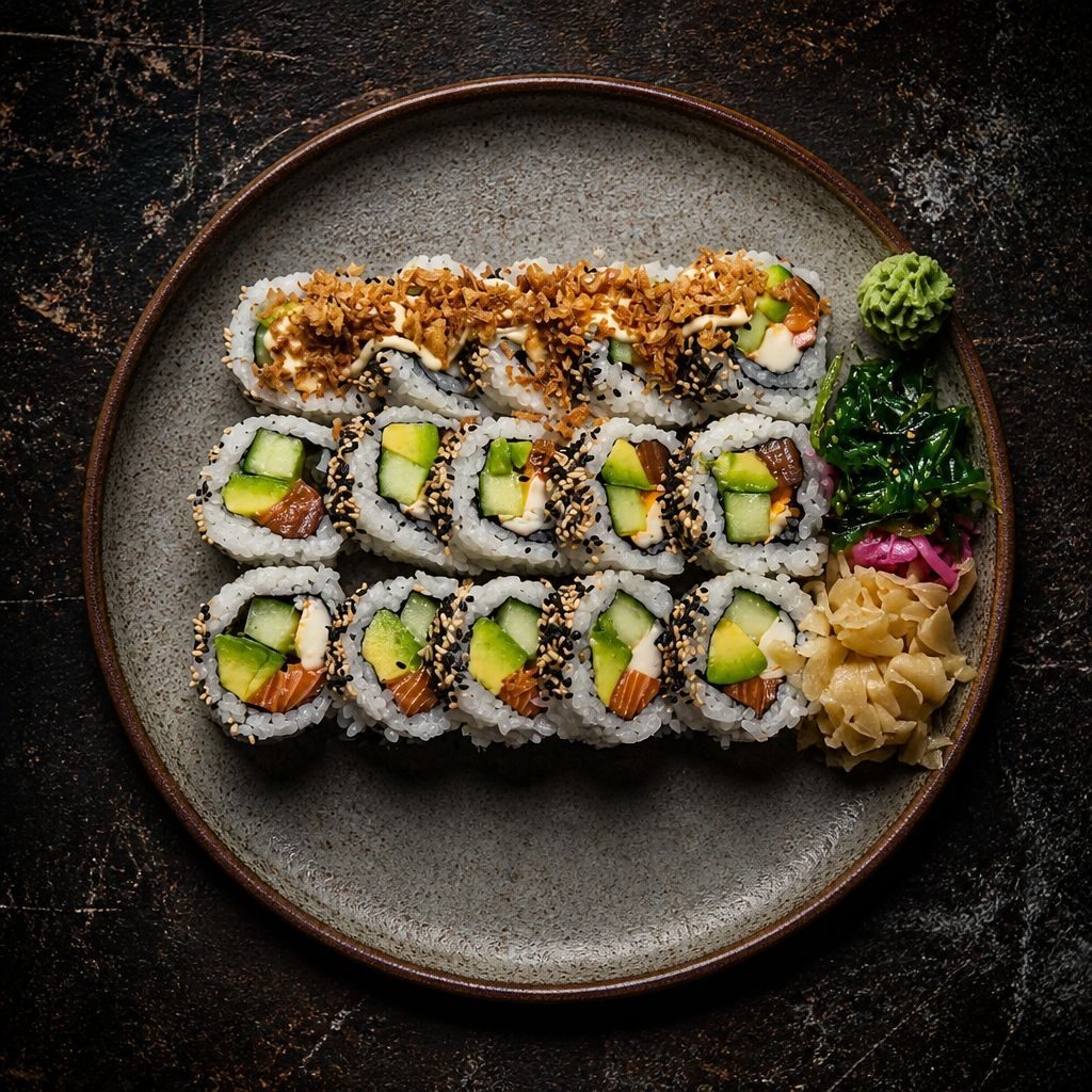 Sushibricka uppifrån
